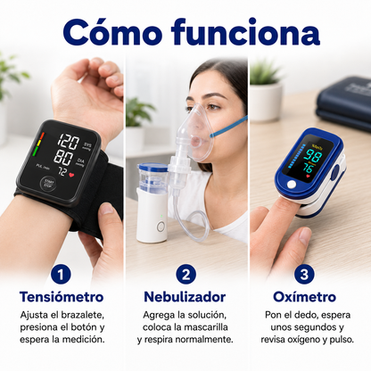 VitalCheckTrio™ | Tu salud, el control total.