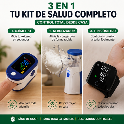 VitalCheckTrio™ | Tu salud, el control total.