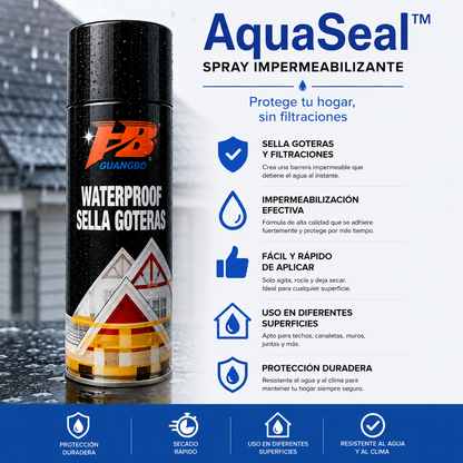 AquaSeal™ | Sella, protege y olvídate de las goteras.