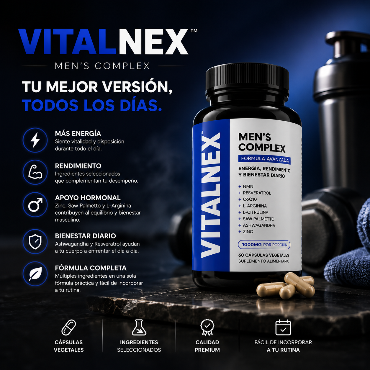 VITALNEX™ | Energía que impulsa. Vitalidad que se siente.